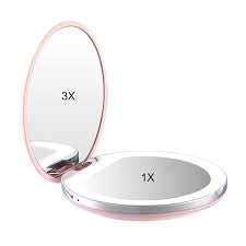 Diamond Beauty round LED mirror